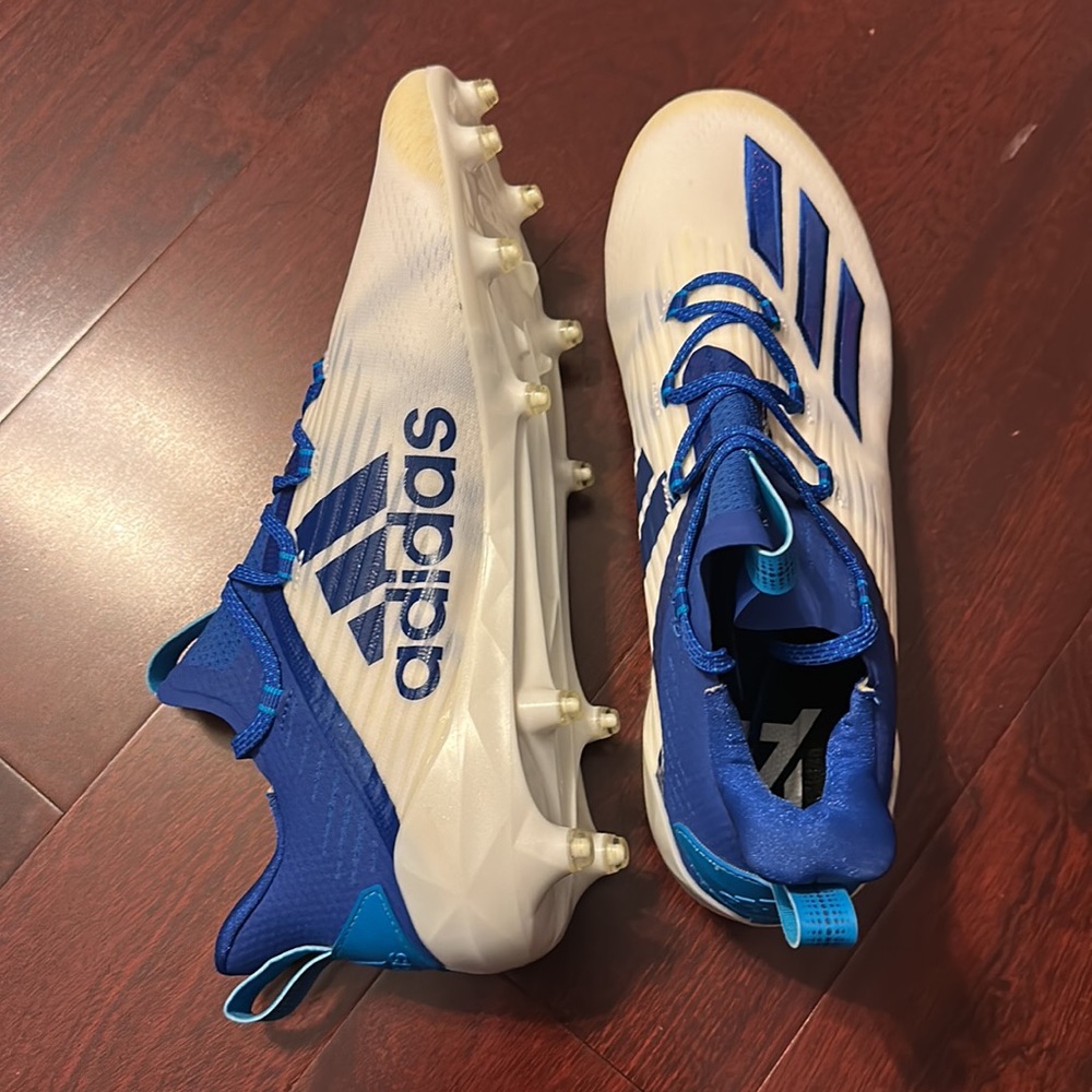 Mens Adidas Adizero Football Cleats Size 13royal Blue… Gem